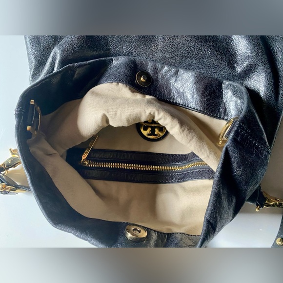 Tory Burch Bags Tory Burch Dena Foldover Messenger Leather Bag